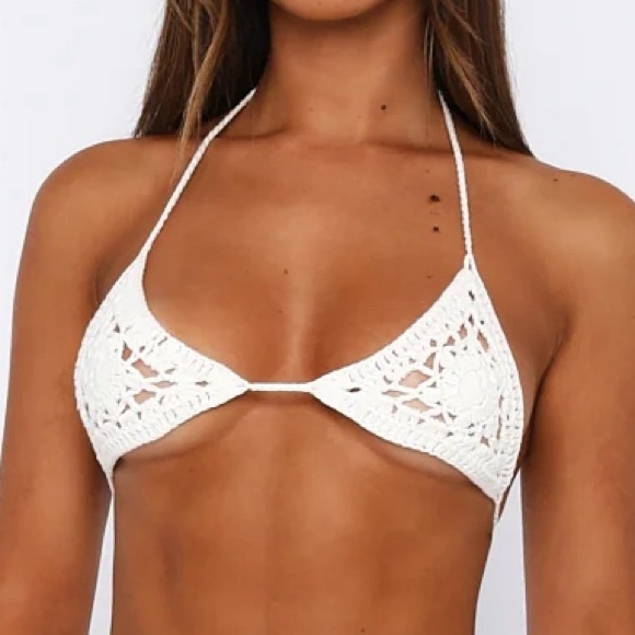 Whitefox boutique crochet top size XS/S - Picture 1 of 8